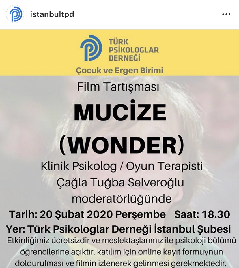 Film Tartışması - Mucize (Wonder)